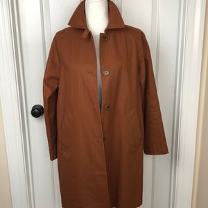 Everlane The Mac Coat Trench Coat RN139393 Size 8 Color Brown